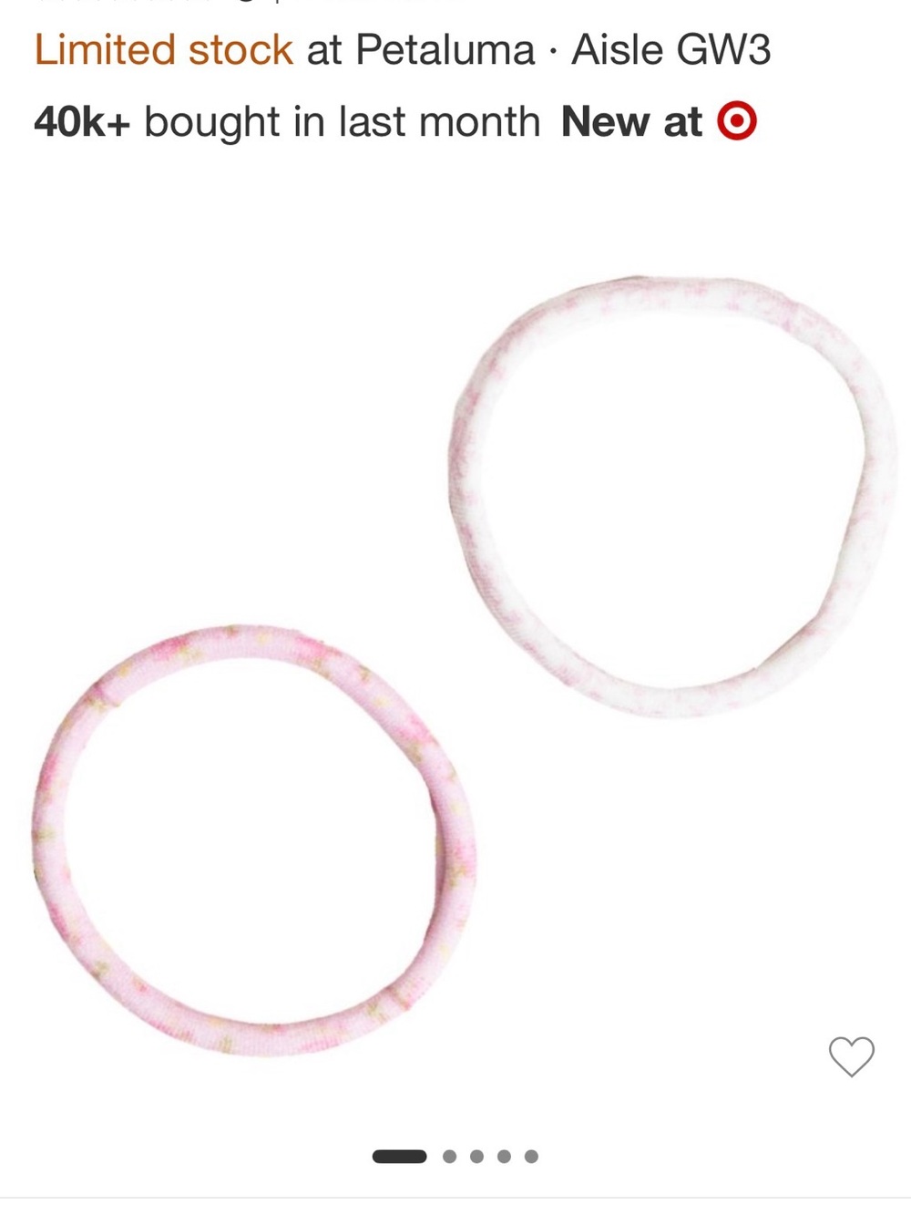 LoveShackFancy x Target WetBrush+ Elastics in Strawberry Macaroon π - Picture 3 of 3